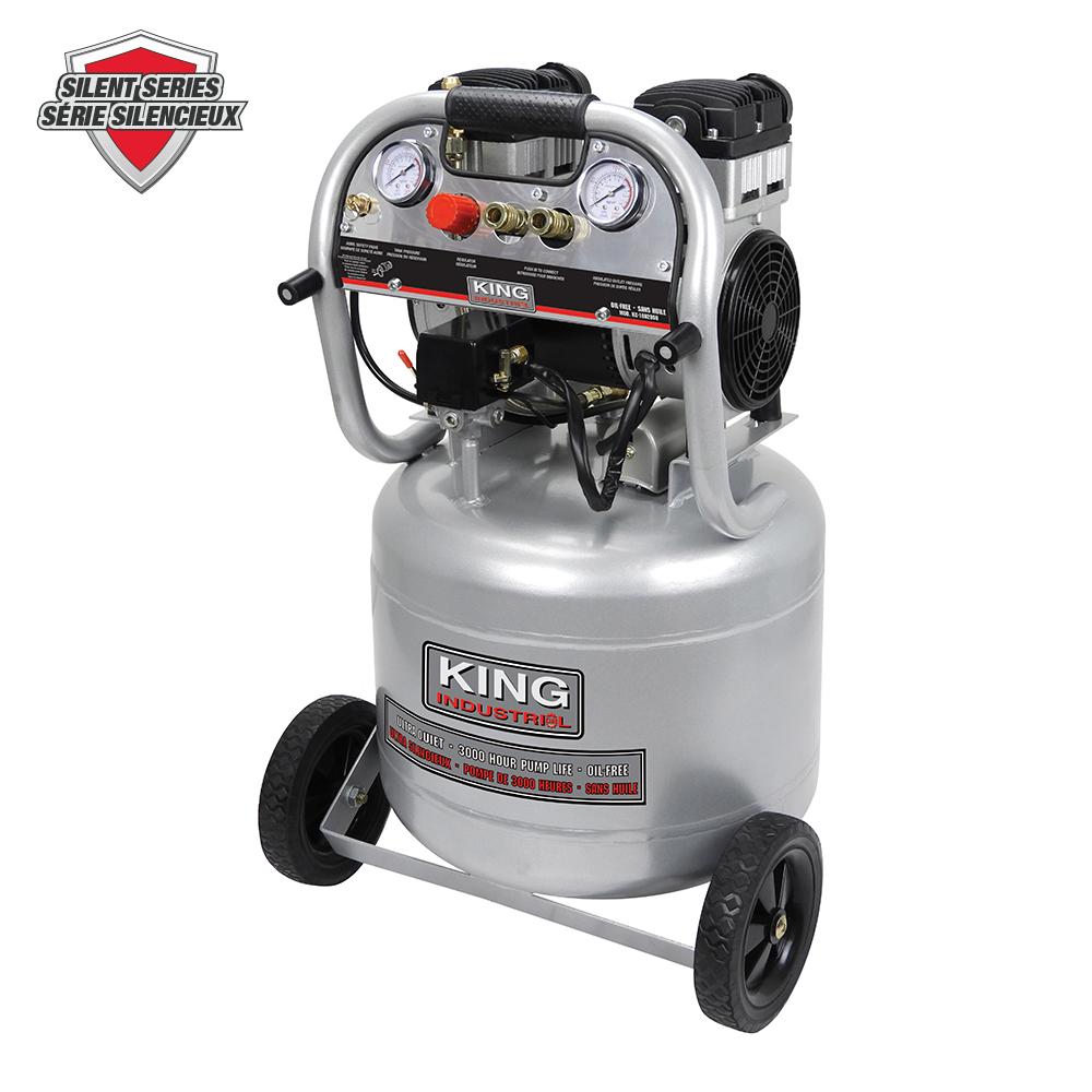 10 Gallon ultra-quiet oil-free air compressor<span class=' ItemWarning' style='display:block;'>Item is usually in stock, but we&#39;ll be in touch if there&#39;s a problem<br /></span>