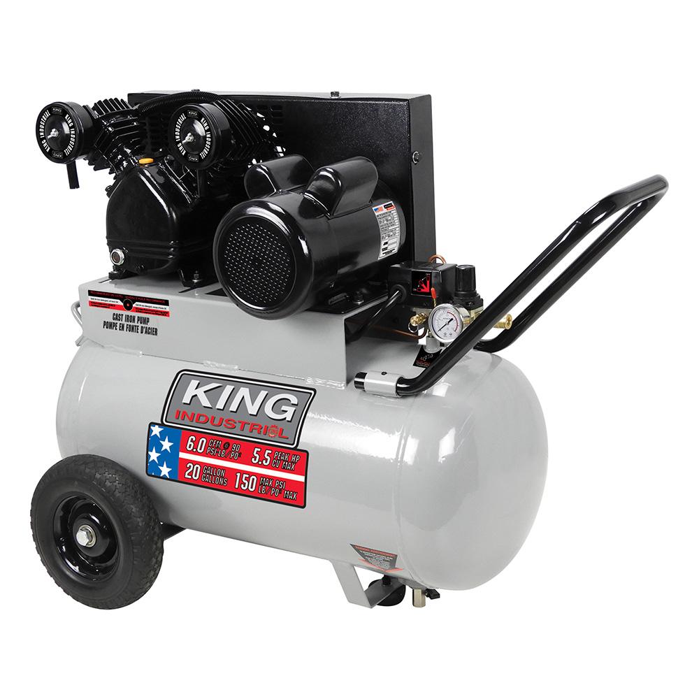 5.5 peak HP 20 Gallon air compressor<span class=' ItemWarning' style='display:block;'>Item is usually in stock, but we&#39;ll be in touch if there&#39;s a problem<br /></span>