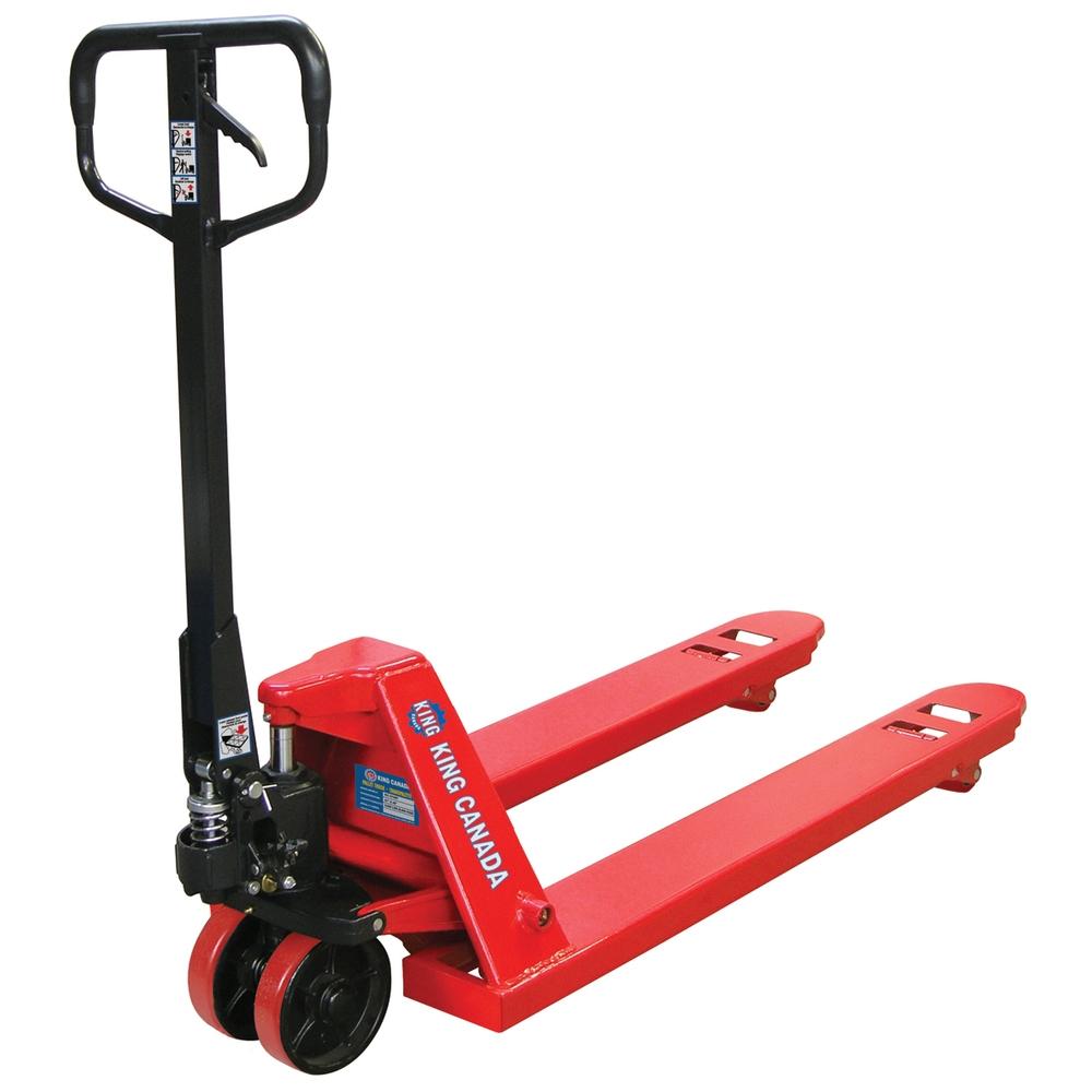 27&#34; x 48&#34; Pallet truck with polyurethane wheels<span class=' ItemWarning' style='display:block;'>Item is usually in stock, but we&#39;ll be in touch if there&#39;s a problem<br /></span>