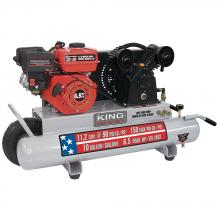 King Canada KC-6510G2 - 10 Gallon 6.5 HP gas wheelbarrow air compressor