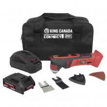 King Canada 8040LK-BC - Ensemble outil multifonctionnel sans fil à vitesse variable 20 Volt max