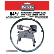 King Canada KBB-115-10 - Lame de scie à ruban pour métal de 64-1/2" x .025" x 1/2" - 10 DPP