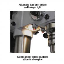 King Canada KC-110N - Perceuse à colonne de 10" avec guides à laser double