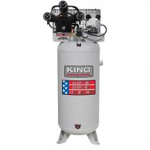 King Canada KC-5160V2 - Compresseur à haut rendement 6.5 CV debit Max de 60 gallons