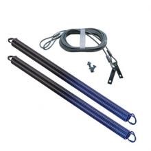 Ideal Security SK7155P2V2 - Garage Door Spring, 140 lbs (Blue) 2-Pack w/ Safety Cables