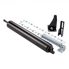 Ideal Security BK8730BL - Heavy Storm Door Closer with Chain & Wide Jamb Bracket (Black)