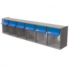 Ideal Security TB62GB - Tilt Bin G2 - 6 bins (Grey/Blue)