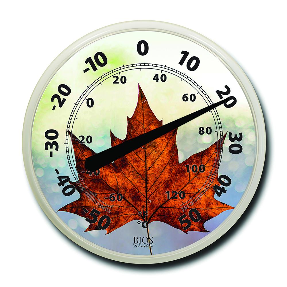 12&#34; Dial Thermometer - Maple Leaf<span class=' ItemWarning' style='display:block;'>Item is usually in stock, but we&#39;ll be in touch if there&#39;s a problem<br /></span>