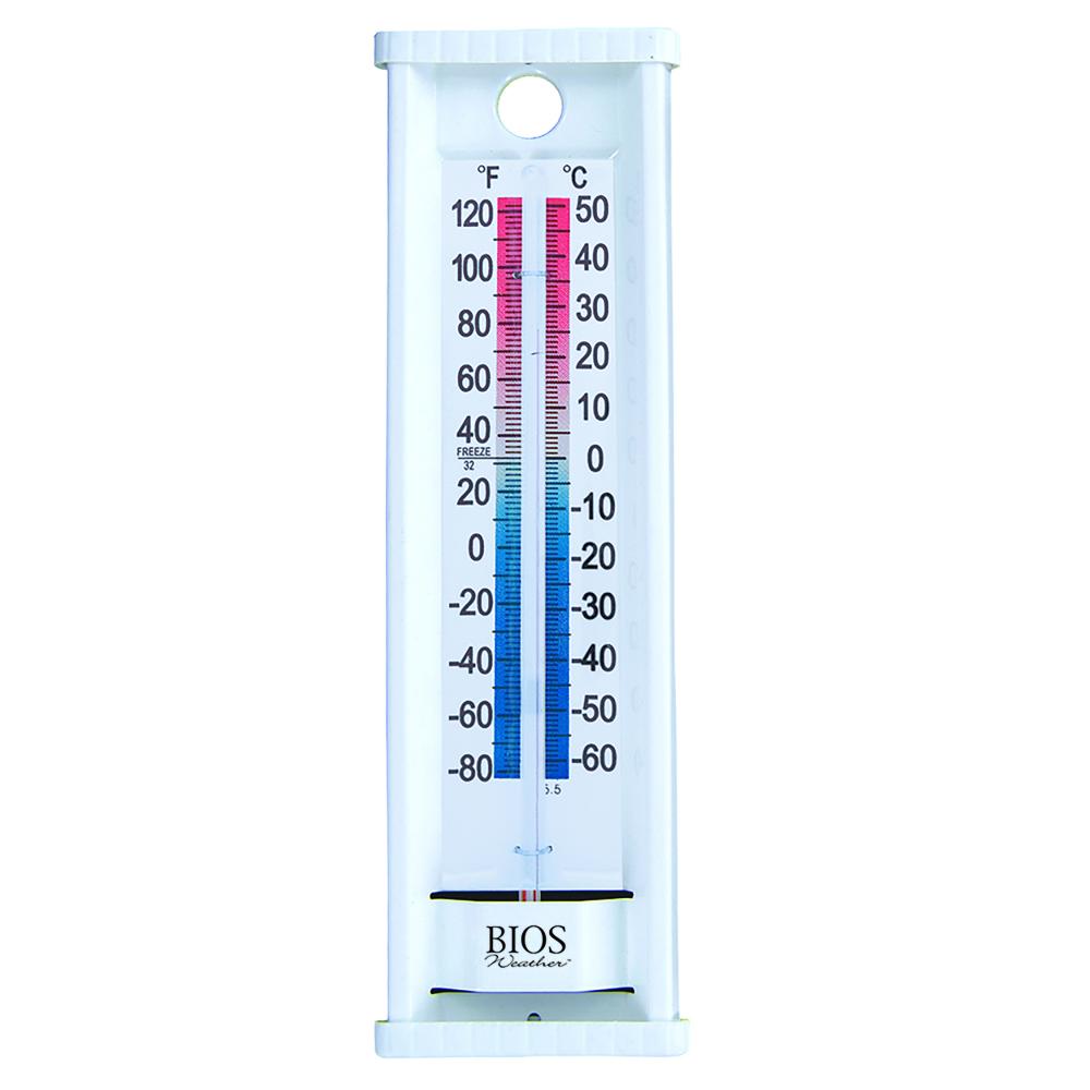 Indoor/Outdoor Aluminum Thermometer<span class=' ItemWarning' style='display:block;'>Item is usually in stock, but we&#39;ll be in touch if there&#39;s a problem<br /></span>