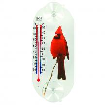 Thermor Ltd. TR394 - Indoor/Outdoor Suction Cup Thermometer - Cardinal