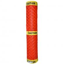 Quest Brands BFL 410 XY - 4' x 100' - Diamond Barricade Fence - Caution