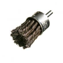 Felton Brushes E113 - 1/2'' KNOT END BRUSH 1/4'' SHANK 014 STAINLESS