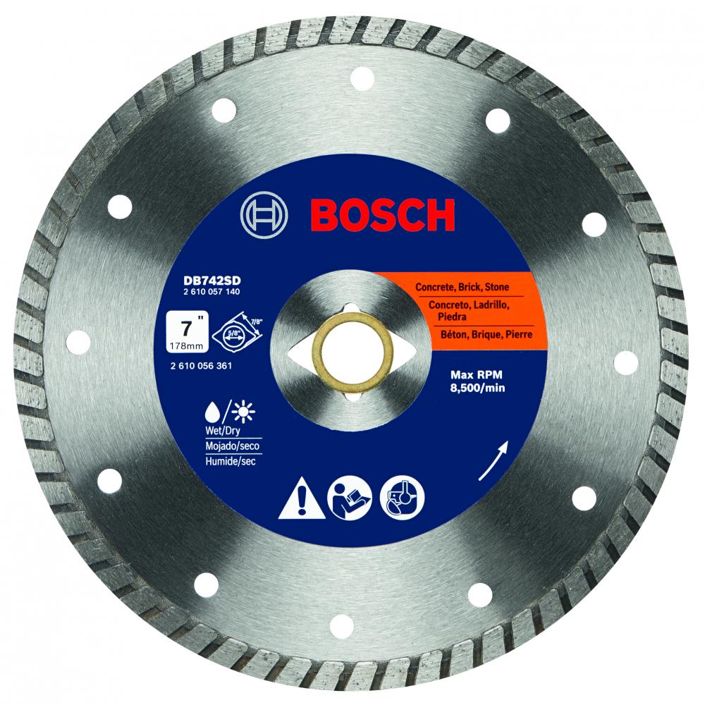 7&#34; Standard Turbo Rim Diamond Blade with DKO for Smooth Cuts<span class='Notice ItemWarning' style='display:block;'>Item has been discontinued<br /></span>