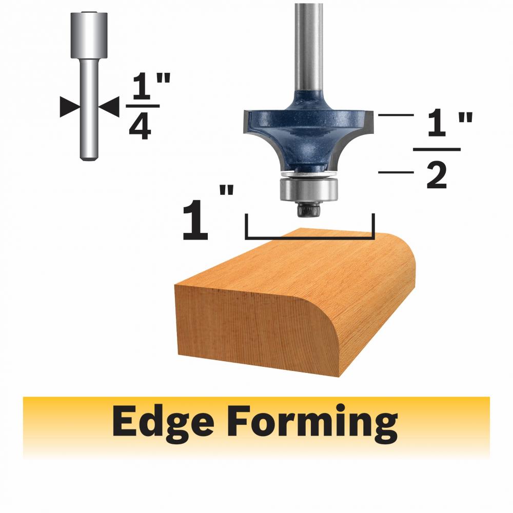 1/4 In. Roundover Router Bit<span class=' ItemWarning' style='display:block;'>Item is usually in stock, but we&#39;ll be in touch if there&#39;s a problem<br /></span>