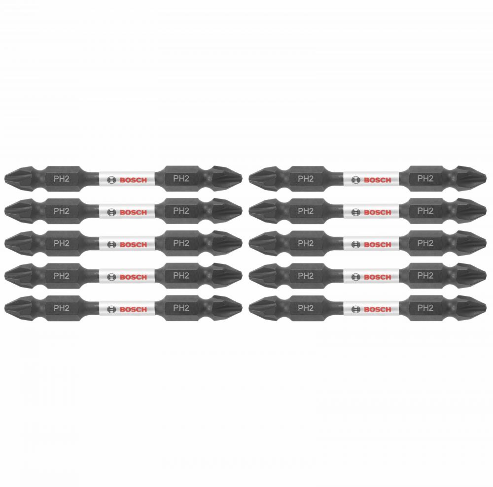 10 pc. Impact Tough™ 2.5&#34; Phillips® #2 Double-Ended Bits (Bulk Pack)<span class='Notice ItemWarning' style='display:block;'>Item has been discontinued<br /></span>