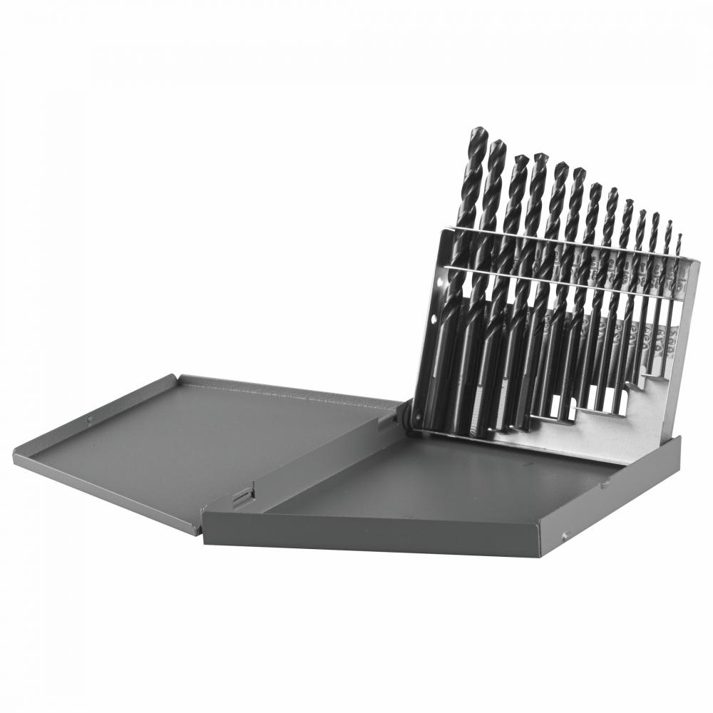 13 pc. Metal Index Black Oxide Drill Bit Set<span class='Notice ItemWarning' style='display:block;'>Item has been discontinued<br /></span>