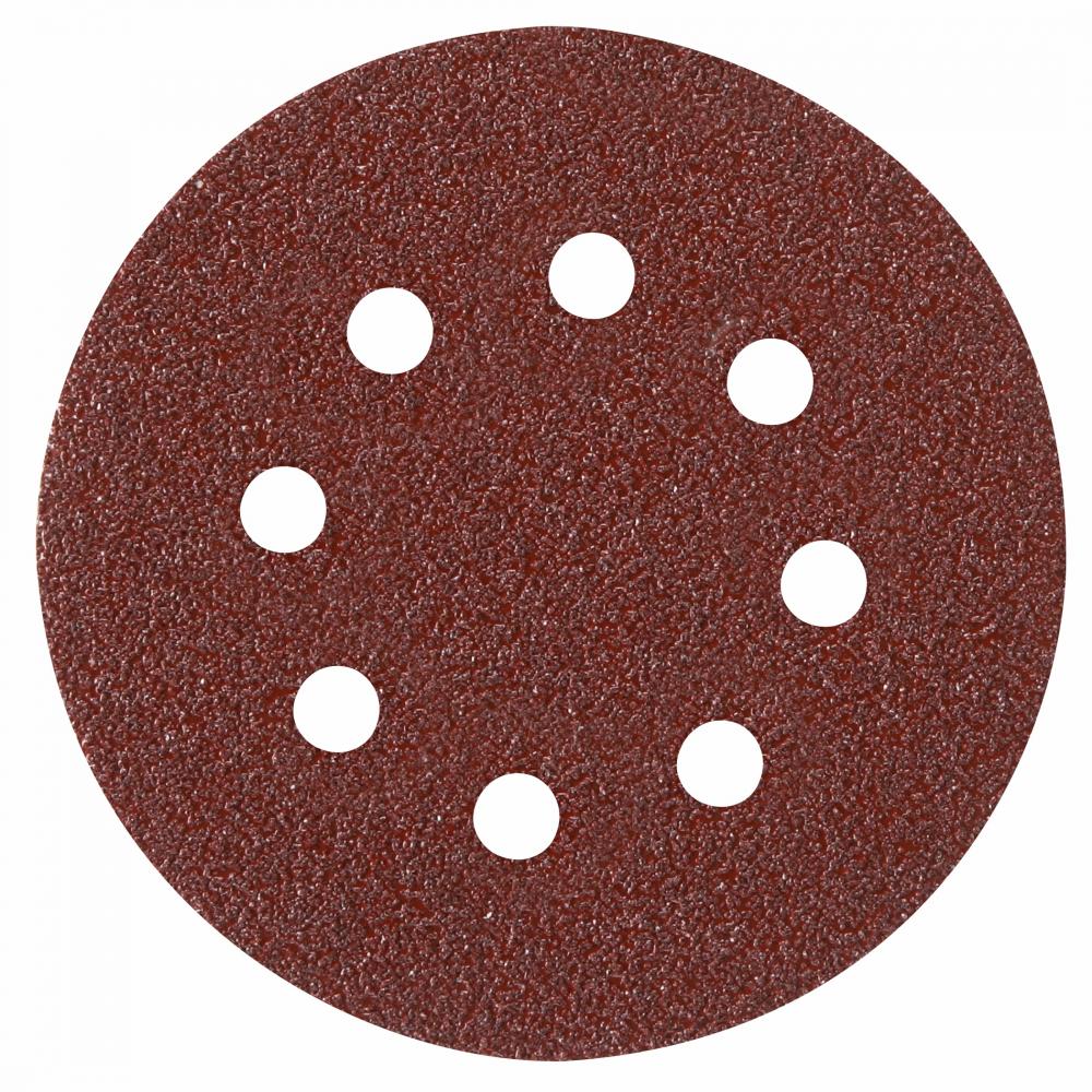 5 pc. 40 Grit 5&#34; 8 Hole Hook-And-Loop Sanding Discs<span class='Notice ItemWarning' style='display:block;'>Item has been discontinued<br /></span>