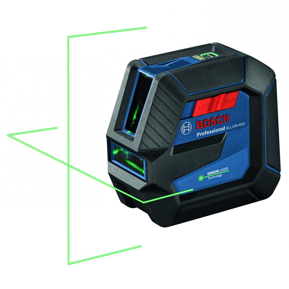 Green-Beam Self-Leveling Cross-Line Laser - Factory Reconditioned<span class='Notice ItemWarning' style='display:block;'>Item has been discontinued<br /></span>