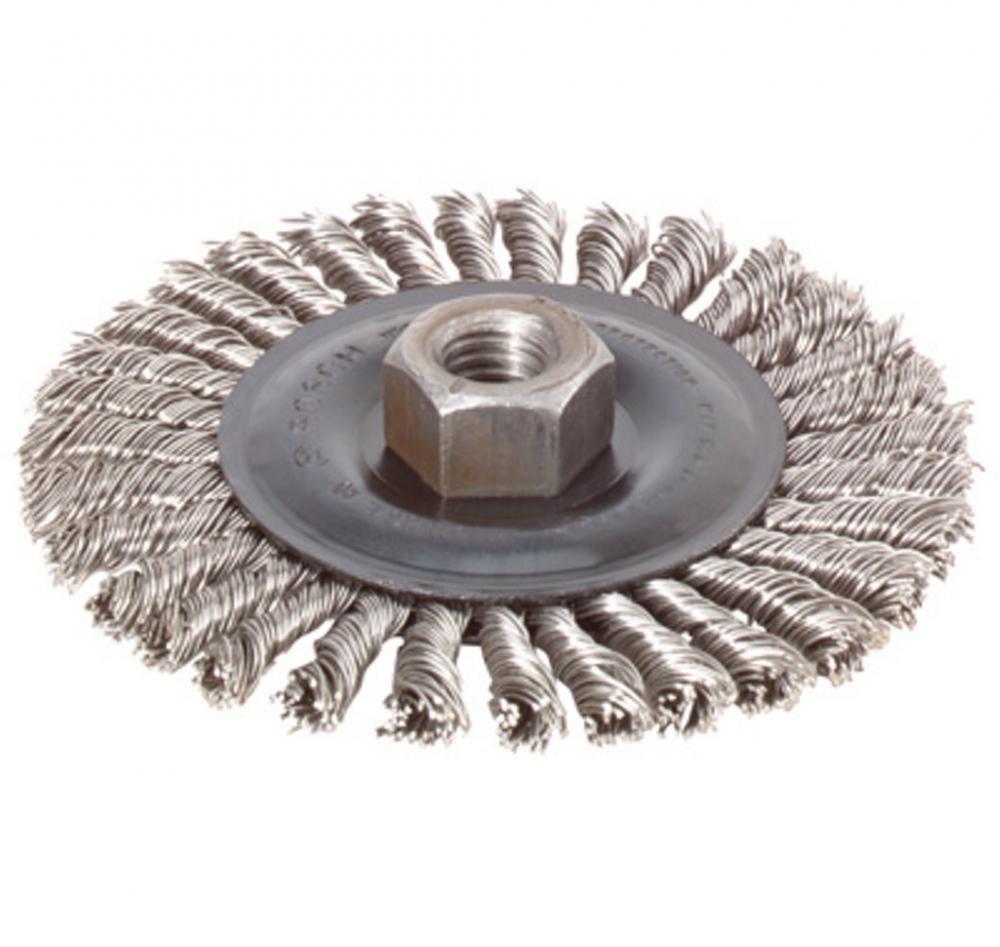 4 In. Knotted Wire Wheel<span class=' ItemWarning' style='display:block;'>Item is usually in stock, but we&#39;ll be in touch if there&#39;s a problem<br /></span>