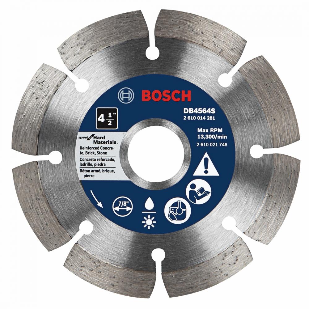 4-1/2&#34; Standard Segmented Rim Diamond Blade for Hard Materials<span class='Notice ItemWarning' style='display:block;'>Item has been discontinued<br /></span>