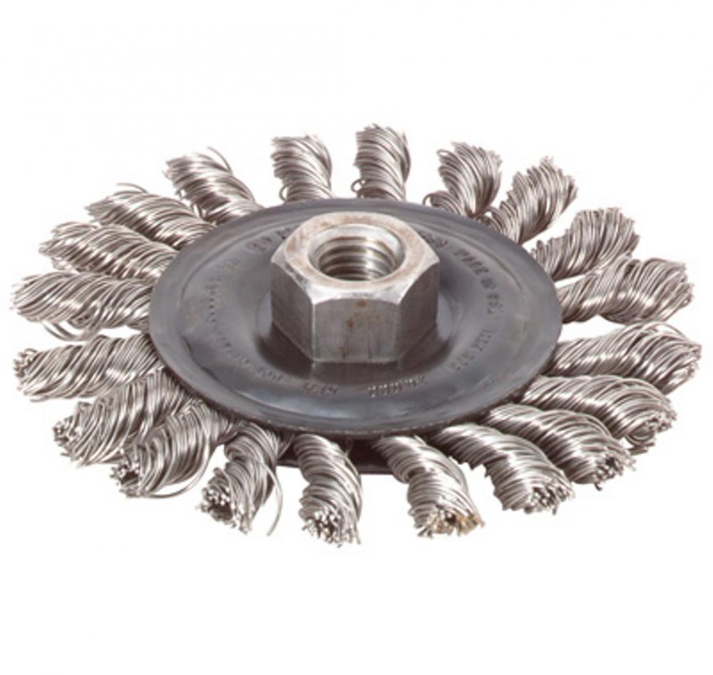 4 In. Full Cable Knotted Wire Wheel<span class=' ItemWarning' style='display:block;'>Item is usually in stock, but we&#39;ll be in touch if there&#39;s a problem<br /></span>