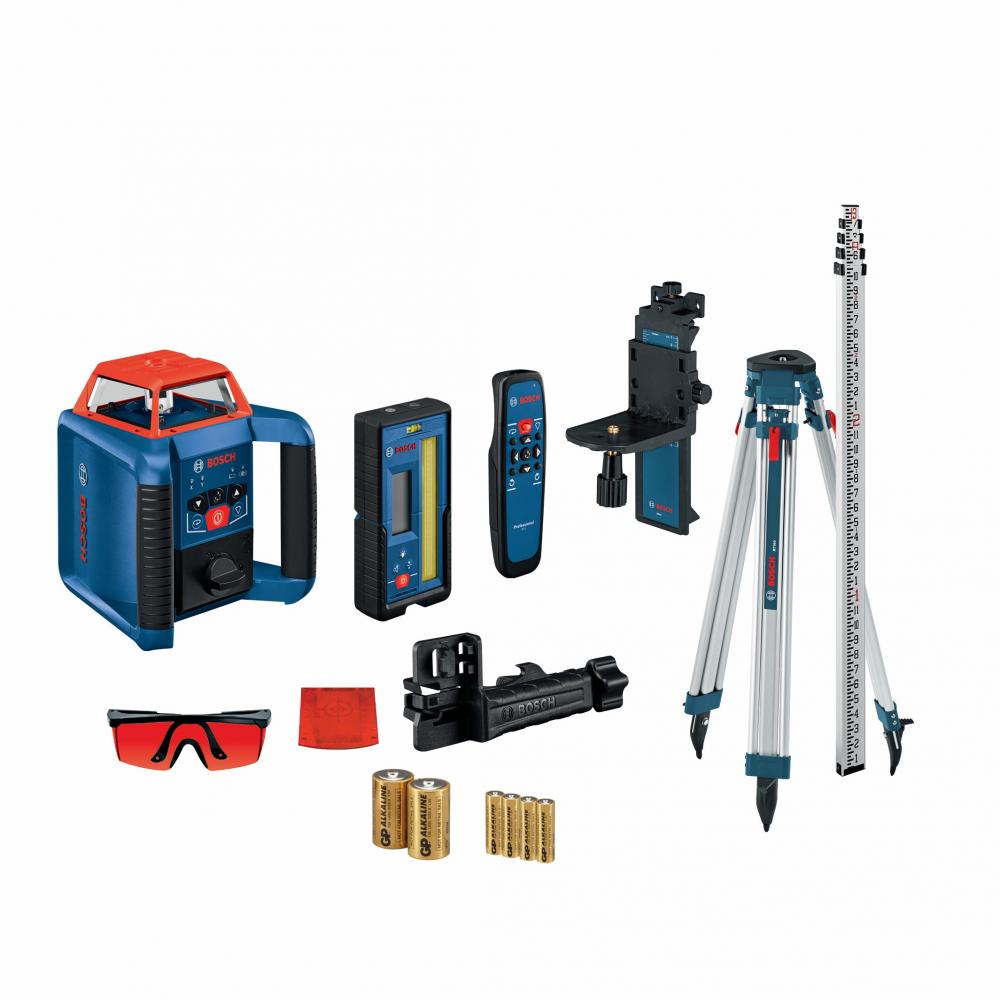 REVOLVE2000 Self-Leveling Horizontal/Vertical Rotary Laser Kit - Factory Reconditioned<span class='Notice ItemWarning' style='display:block;'>Item has been discontinued<br /></span>