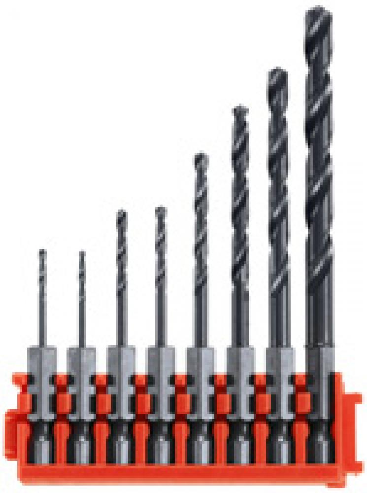 8 pc. Drill Bits with Clip<span class=' ItemWarning' style='display:block;'>Item is usually in stock, but we&#39;ll be in touch if there&#39;s a problem<br /></span>