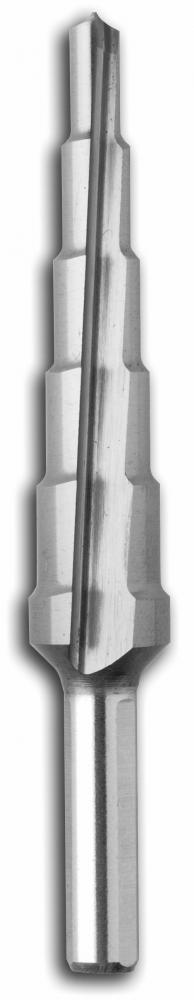 3/16&#34; to 1/2&#34; High-Speed Steel Step Drill Bit<span class='Notice ItemWarning' style='display:block;'>Item has been discontinued<br /></span>