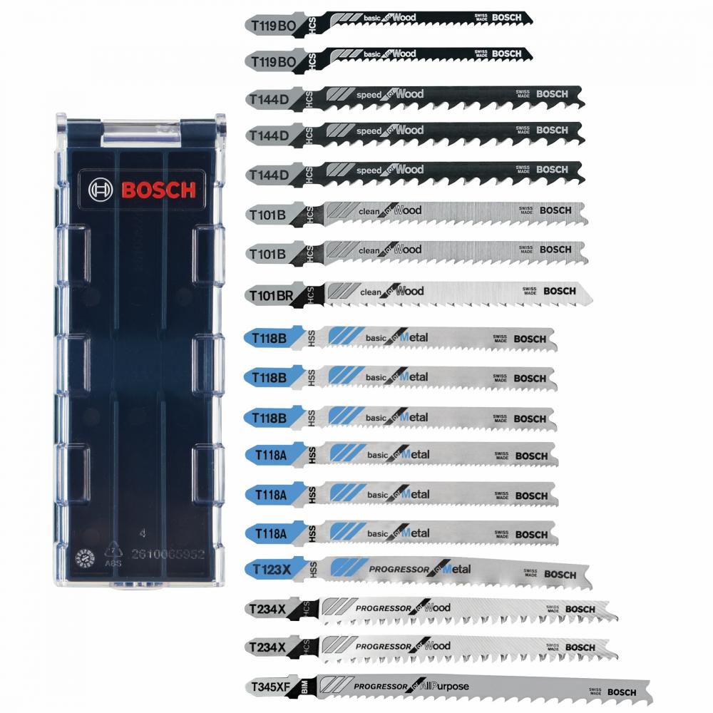 18 pc. T-Shank Wood and Metal Cutting Jig Saw Blade Set<span class='Notice ItemWarning' style='display:block;'>Item has been discontinued<br /></span>