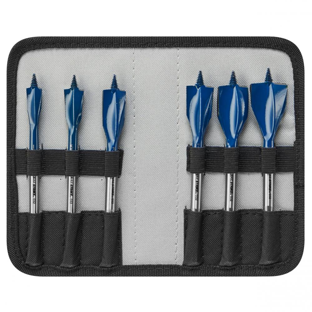 6 pc. Wood-Boring Bit Set<span class=' ItemWarning' style='display:block;'>Item is usually in stock, but we&#39;ll be in touch if there&#39;s a problem<br /></span>