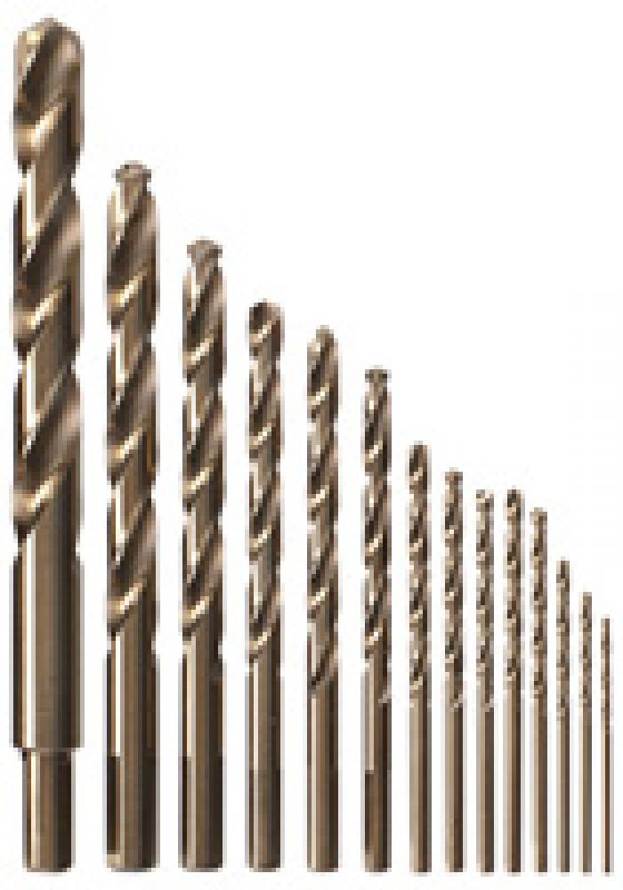 14 pc. Cobalt Metal Drill Bit Set<span class=' ItemWarning' style='display:block;'>Item is usually in stock, but we&#39;ll be in touch if there&#39;s a problem<br /></span>