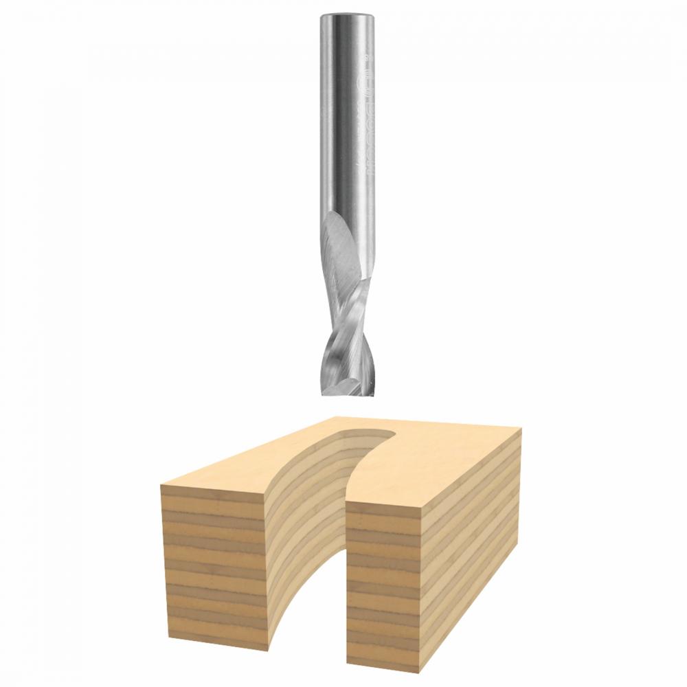 1/4&#34; x 3/4&#34; Solid Carbide 2-Flute Upcut Spiral Bit<span class='Notice ItemWarning' style='display:block;'>Item has been discontinued<br /></span>