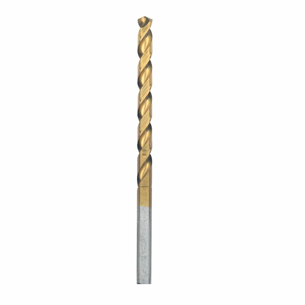 12 pc. 7/32&#34; x 3-3/4&#34; Titanium-Coated Drill Bit<span class='Notice ItemWarning' style='display:block;'>Item has been discontinued<br /></span>