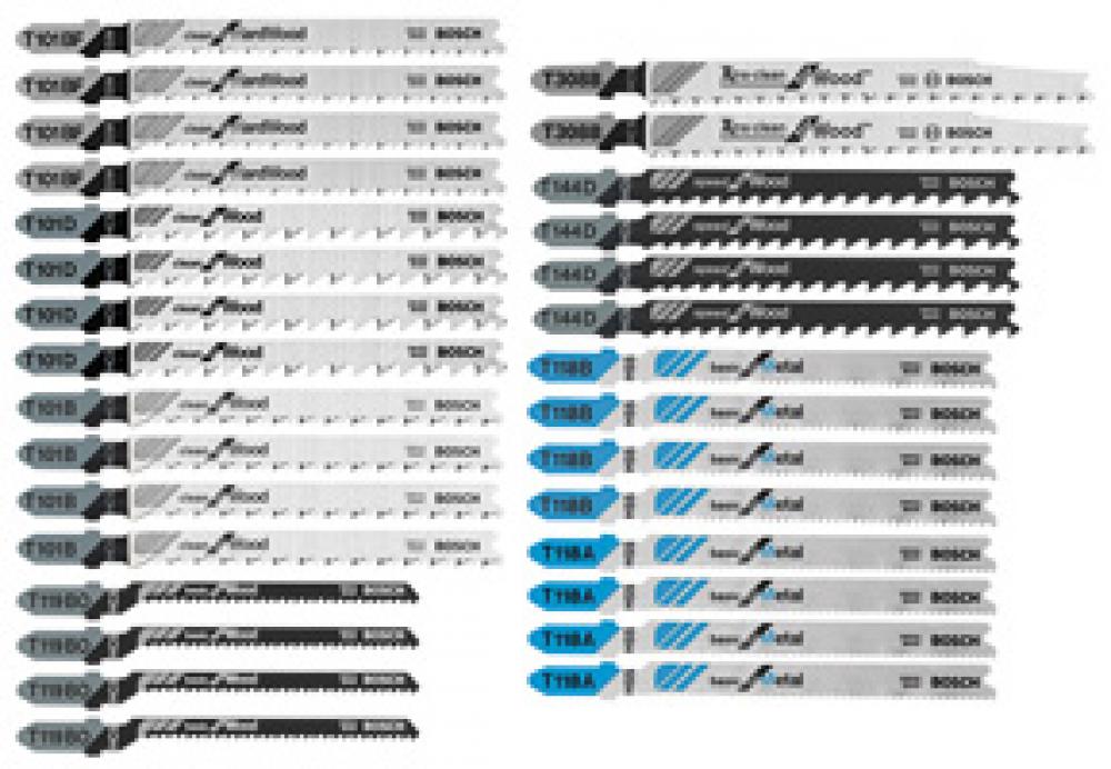 30 pc. T-Shank Jig Saw Blade Set<span class=' ItemWarning' style='display:block;'>Item is usually in stock, but we&#39;ll be in touch if there&#39;s a problem<br /></span>