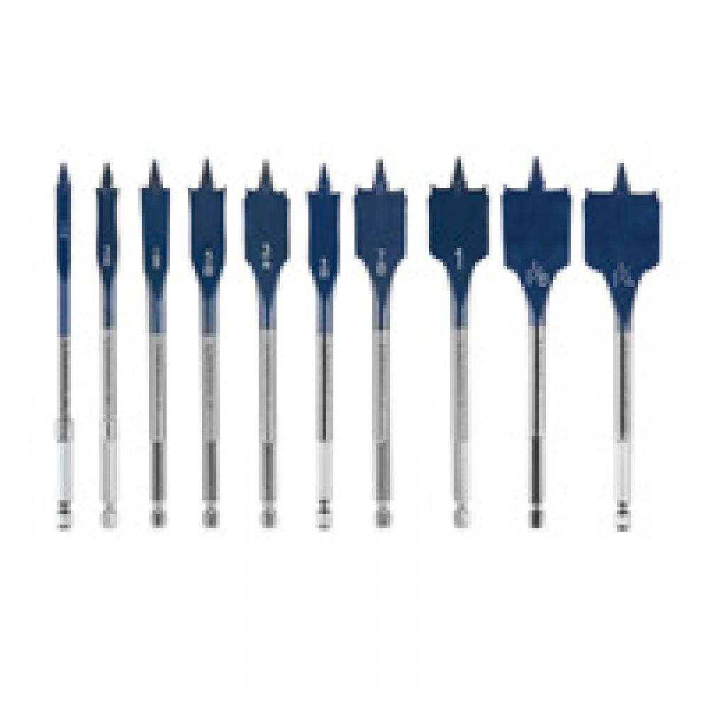 10 pc. Standard Spade Bit Set<span class=' ItemWarning' style='display:block;'>Item is usually in stock, but we&#39;ll be in touch if there&#39;s a problem<br /></span>