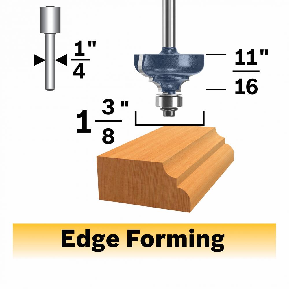 1-3/8 In. Cove and Bead Router Bit<span class=' ItemWarning' style='display:block;'>Item is usually in stock, but we&#39;ll be in touch if there&#39;s a problem<br /></span>