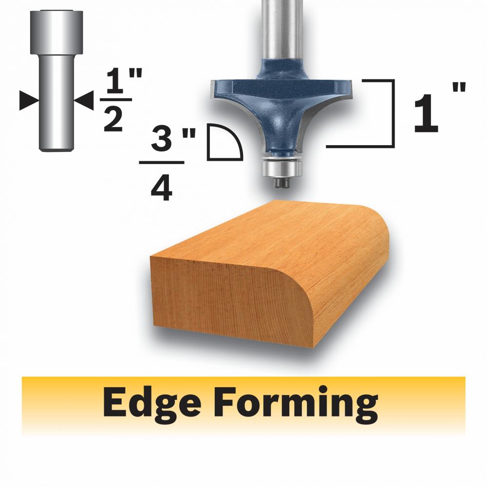 3/4 In. Roundover Router Bit<span class=' ItemWarning' style='display:block;'>Item is usually in stock, but we&#39;ll be in touch if there&#39;s a problem<br /></span>