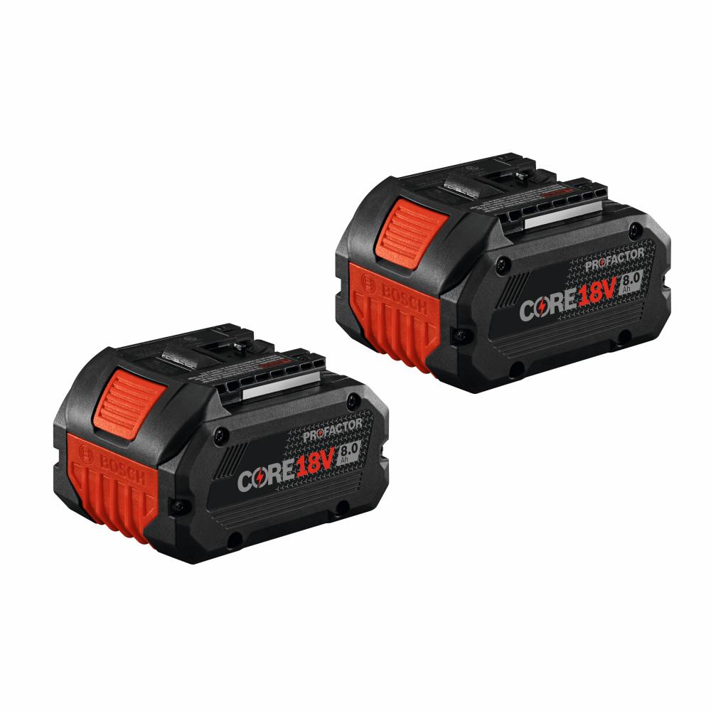 CORE18V Lithium-Ion 8.0 Ah PROFACTOR Performance Battery, 2-Pack<span class=' ItemWarning' style='display:block;'>Item is usually in stock, but we&#39;ll be in touch if there&#39;s a problem<br /></span>