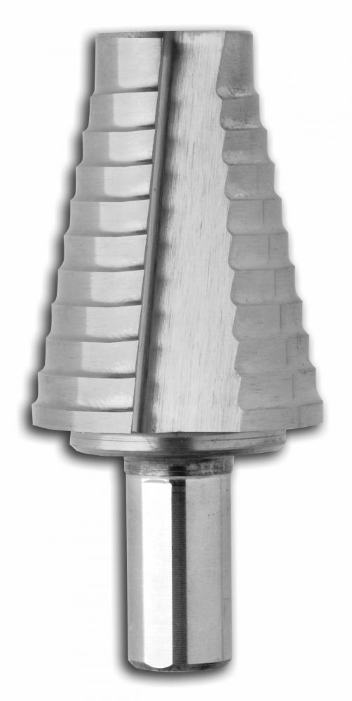 3/16&#34; to 1-3/8&#34; High-Speed Steel Step Drill Bit<span class='Notice ItemWarning' style='display:block;'>Item has been discontinued<br /></span>