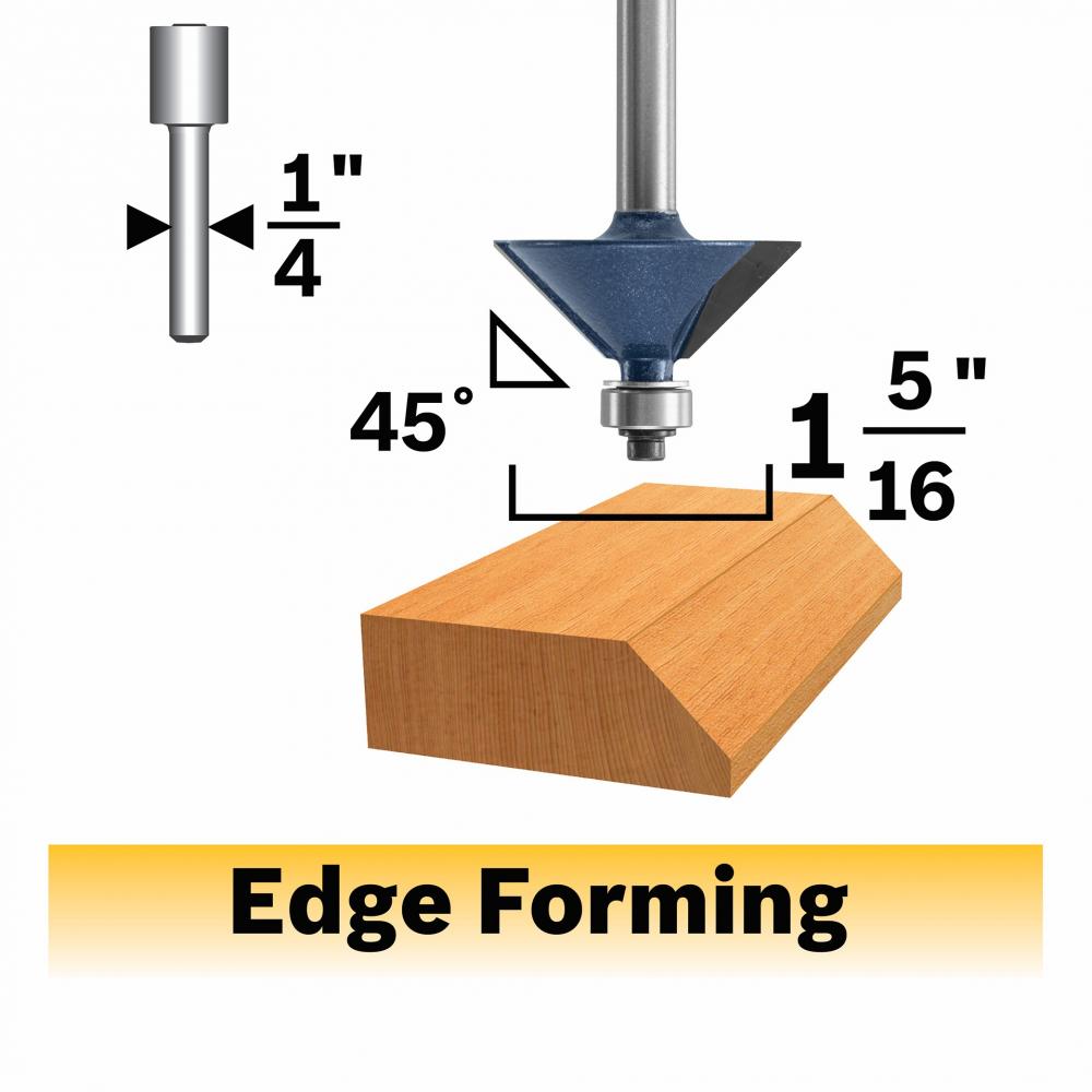 1-5/16 In. Chamfer Router Bit<span class=' ItemWarning' style='display:block;'>Item is usually in stock, but we&#39;ll be in touch if there&#39;s a problem<br /></span>