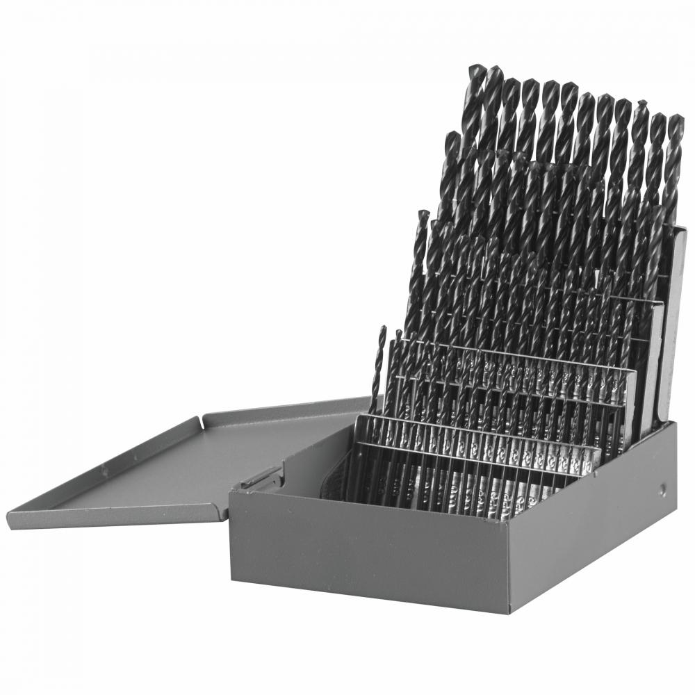 60 pc. Metal Index Black Oxide Drill Bit Set<span class='Notice ItemWarning' style='display:block;'>Item has been discontinued<br /></span>