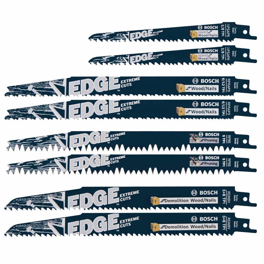 8 pc. Reciprocating Saw Blade Set<span class=' ItemWarning' style='display:block;'>Item is usually in stock, but we&#39;ll be in touch if there&#39;s a problem<br /></span>