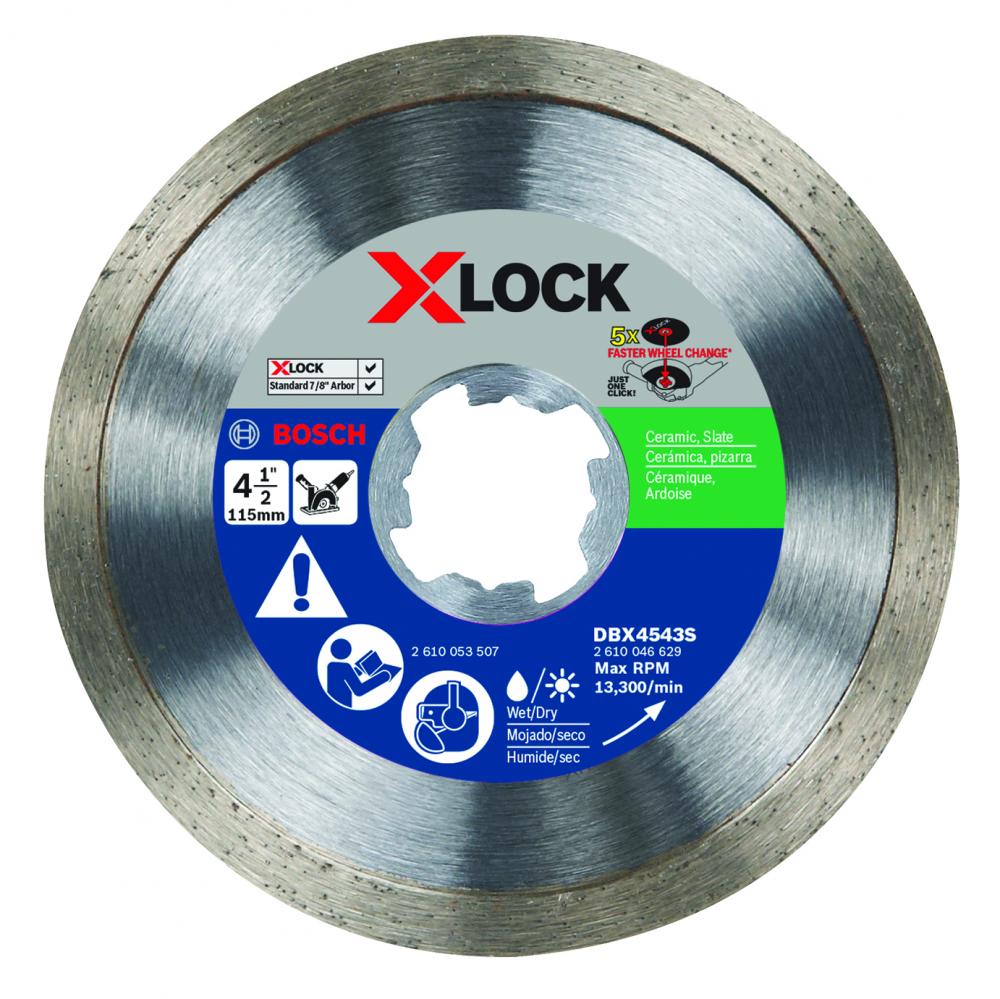 4-1/2 In. X-LOCK Diamond Blade<span class=' ItemWarning' style='display:block;'>Item is usually in stock, but we&#39;ll be in touch if there&#39;s a problem<br /></span>