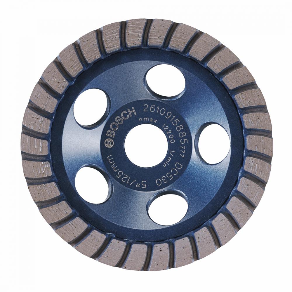 5&#34; Turbo Row Diamond Cup Wheel for Finishing<span class='Notice ItemWarning' style='display:block;'>Item has been discontinued<br /></span>