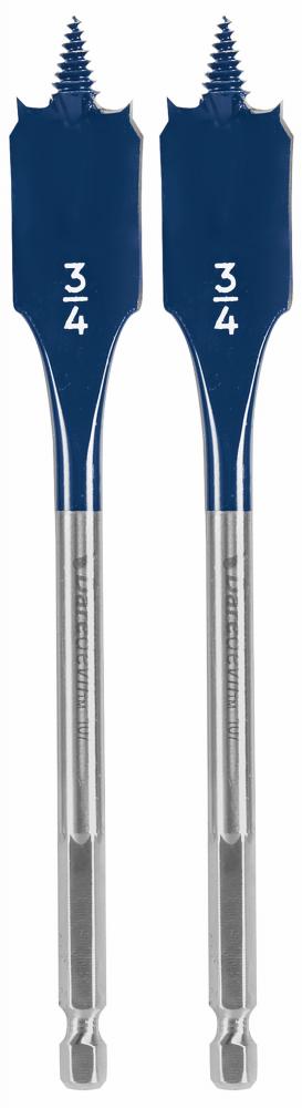 2 pc. 3/4&#34; x 6&#34; DaredevilÂ® Standard Spade Bits<span class='Notice ItemWarning' style='display:block;'>Item has been discontinued<br /></span>