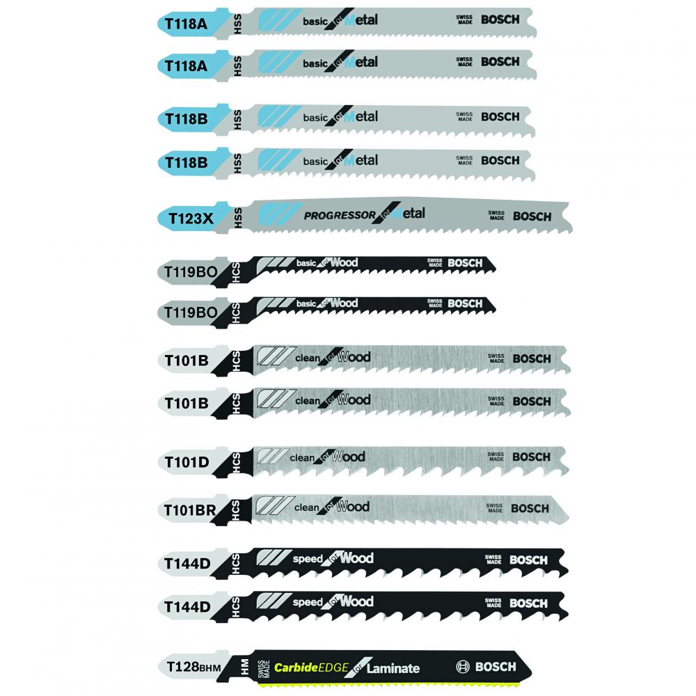 14 pc. T-Shank Jig Saw Blade Set<span class=' ItemWarning' style='display:block;'>Item is usually in stock, but we&#39;ll be in touch if there&#39;s a problem<br /></span>