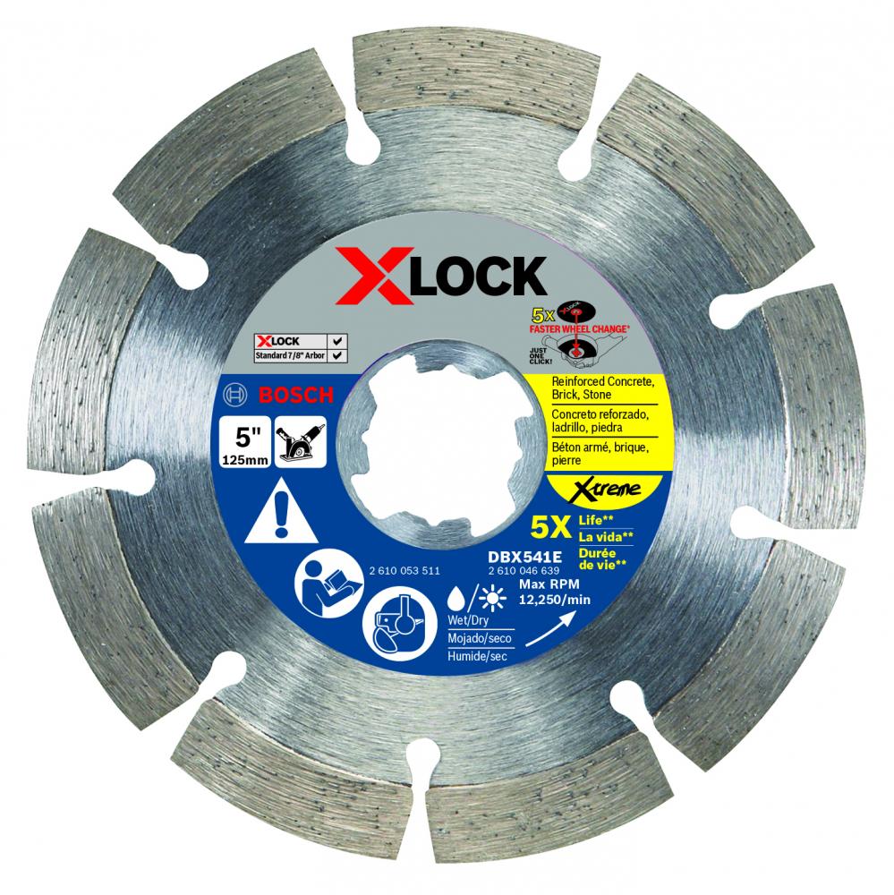 5 In. X-LOCK Diamond Blade<span class=' ItemWarning' style='display:block;'>Item is usually in stock, but we&#39;ll be in touch if there&#39;s a problem<br /></span>