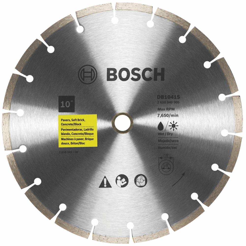 10 In. Segmented Rim Diamond Blade<span class=' ItemWarning' style='display:block;'>Item is usually in stock, but we&#39;ll be in touch if there&#39;s a problem<br /></span>