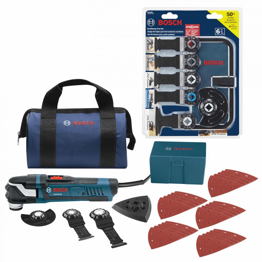 StarlockPlus® Oscillating Multi-Tool Combo Kit<span class='Notice ItemWarning' style='display:block;'>Item has been discontinued<br /></span>