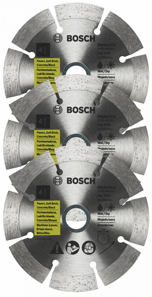 3 pc. Segmented Rim Diamond Blades<span class=' ItemWarning' style='display:block;'>Item is usually in stock, but we&#39;ll be in touch if there&#39;s a problem<br /></span>